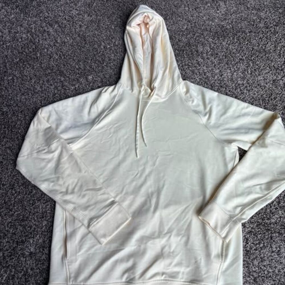Lululemon Men's City Sweat Pullover Hoodie Pastel Yellow Size M LM3AUPS